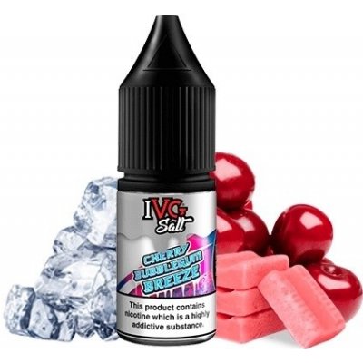 (IVG Salt) 10ml Cherry Bubblegum Breeze 20mg