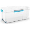 KIS Scuba box L biely, 74 l, modré zatváranie