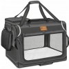 Tresko Prepravka pre psov a mačky 83x58x58 cm Sivá