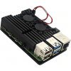 LaskaKit_cz Hliníkový chladič pro Raspberry Pi 4B, aktivní, čierny