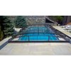 Alukov Zastrešenie AZURE ANGLE na bazén Compasspools Classic 63, 3,25 x 6,45 m