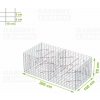 Gabiónový kôš 200 x 100 x 70 cm oko 10 x 5 cm, bez vrchnej siete