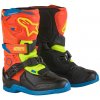 boty TECH 3S KIDS, ALPINESTARS, dětské (oranžová fluo/modrá/žlutá fluo/černá, vel. 33)