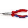 KNIPEX KNIPEX 13 02 160 Elektrikárske kliešte 160mm, multikomponentné rukoväťe, čierne atramentované