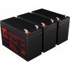 Batéria pre záložné zdroje Súprava batérií T6 Power pre záložný zdroj Dell J4G4P, VRLA, 12 V (T6APC0021_V113154)