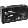 AGM batéria Qoltec 6V | 7,2 Ah