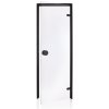 Andres Saunové dvere Raiser 7x19 3R, clear, 690x1890 mm, black