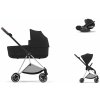 Cybex Platinum CYBEX Mios Travel Set + Cloud T Plus i-Size sepia black 2024 chrome with brown details