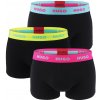 Hugo Boss cotton stretch black with modern neon logo waist 3pack