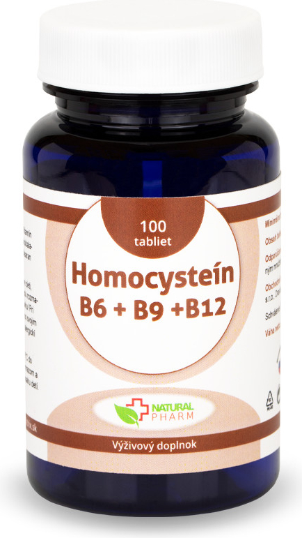 Natural Pharm Homocysteín B6 + B9 + B12 100 tabliet od 4,5 € - Heureka.sk