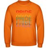 AWDis Mikina - Dúhový dizajn - Pride, Pride, Pride - Orange Crush - S - Pánske