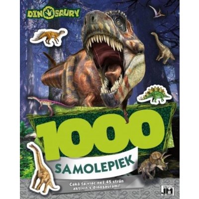1000 samolepiek Dinosaury