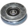 Kladka s kuličkovým ložiskem, 12/100mm, lano 10mm, Zn