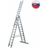Elkop Univerzálny 3-dielny, výsuvný rebrík VHR Profi 3x12, Profi 3 x 12, AKCIA, SLOVENSKÝ REBRÍK