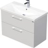 Kúpeľňová skrinka s umývadlom Intedoor SANTE biela vysoko lesklá 90 x 65 x 45 cm SA 90 2Z A0016
