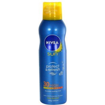 Nivea Sun Protect & Refresh chladivý neviditelný spray na opaľovanie SPF30  200 ml od 18,3 € - Heureka.sk