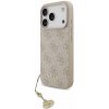 Guess 4G Charm MagSafe Zadní Kryt pro iPhone 17 Pro Tone on Tone Pink GUHMP17LGF4GCP