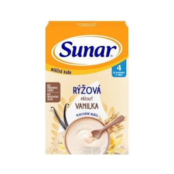 Sunar mliečna kaša ryžová vanilková 210 g