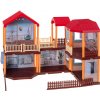 KIK Osvetlenie domčeka pre bábiky s červenou strechou