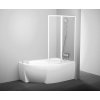 RAVAK VSK2 Rosa 150 vaňová zástena dvojdielna ľavá white+transparent