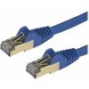 StarTech.com 3m CAT6A Ethernet Cable, 10 Gigabit Shielded Snagless RJ45 100W PoE Patch Cord, CAT 6A 10GbE STP Network Cable w/Strain Relief, Blue, Fluke Tested/UL Certified Wiring/TIA - Category 6A -