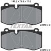 Sada brzdových platničiek kotúčovej brzdy TEXTAR Q+ 2396001