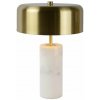 LUCIDE 34540/03/31 MIRASOL stolová lampa G9/3x7W biely mramor