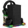 iPega XBX025S Multifunkční Nabíjecí RGB Stojan s Chlazením pro Xbox