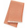 Oranžový pléd s podielom bavlny Euromant Linen, 140 x 180 cm