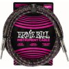 Ernie Ball Braided Instrument Cable Straight/Straight Purple Python 3 m Rovný - Rovný Nástrojový kábel
