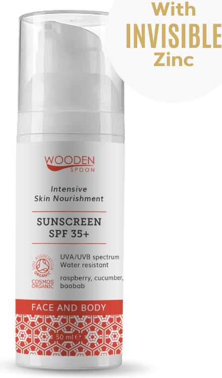 WoodenSpoon opaľovacie mlieko na telo a tvár SPF35+ 100 ml