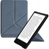 Puzdro KW Mobile - Origami Butterfly Tendril - KW5776406 - pre Amazon Kindle Paperwhite 5 (2021) - tmavo modré (KW Mobile obal na Kindle Paperwhite 5 (2021), flip, stojan, AutoSleep, Origami Butterfly