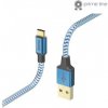 Hama kábel Reflective USB-C 2.0 typ A-C 1,5 m, modrý - HAMA 201558