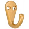 Siro Háčik na kabáty 1133, kovový liaty zlatý, 10 mm