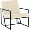 Design Shop Avon lounger zamat krémová