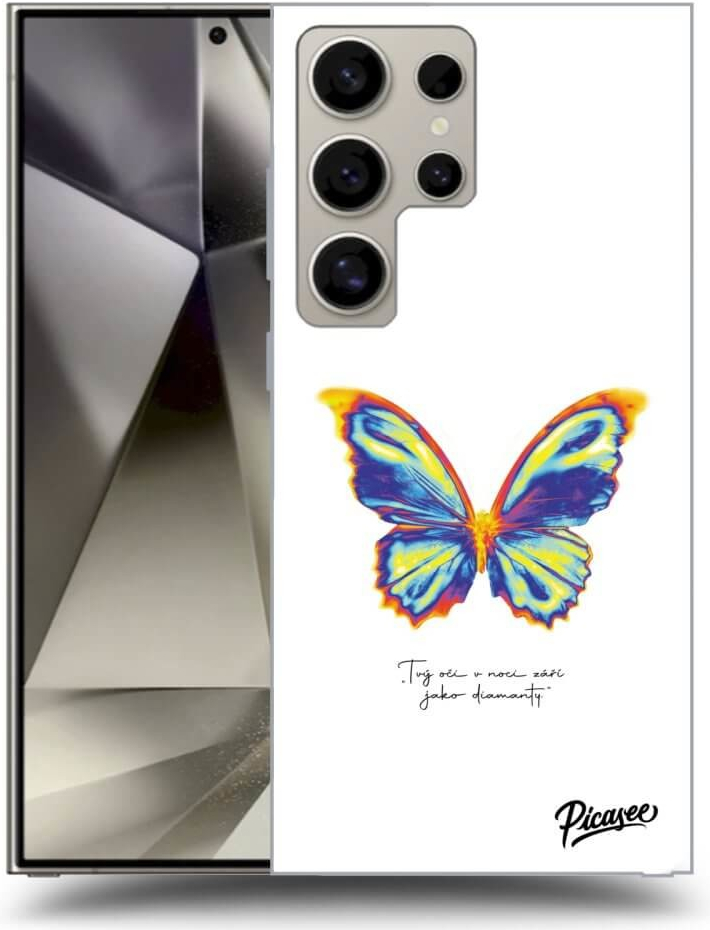 Picasee ULTIMATE CASE PowerShare Samsung Galaxy S24 Ultra S928B 5G - Diamanty White