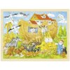 Puzzle Goki Drevené puzzle Noemova archa 96 dielikov (57535)