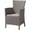 ALLIBERT IOWA Záhradné kreslo, 62 x 60 x 89 cm, cappuccino 17197853