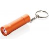Svietidlo na kľúče Flash z RCS recyklovaného hliníka, oranžová