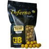 Carp Inferno Boilies Nutra Line 24mm 1kg banán oliheň