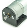 L-držiak pre 25mm DC motor s prevodovkou (25GA-370) - hliníkový, hrúbka 3 mm