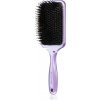 BrushArt Hair Boar bristle paddle hairbrush kefa na vlasy so štetinami z diviaka Metallic Lilac 1 ks
