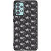 Picasee silikónový čierny obal pre Samsung Galaxy A72 A725F - Separ - White On Black