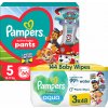 PAMPERS Active Baby Pants Paw Patrol veľ. 5 (66 ks) + Harmonie Aqua Paw Patrol obrúsky 3× 48 ks