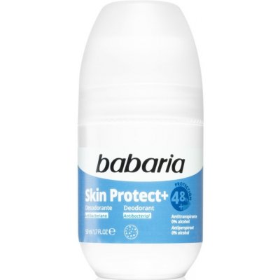 Babaria Deodorant Skin Protect+ dezodorant roll-on s antibakteriálnou prísadou 50 ml