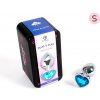 Secret Play Metal Butt Plug Blue Heart Small Size 7 Cm