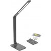ABCtech Solight WO55-G LED stmívatelná lampička 10W, bezdrátové nabíjení, změna chromatičnosti, šedá