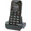 EVOLVEO EasyPhone, mobilný telefón pre seniorov s nabíjacím stojanom (čierna farba) EP-500-BLK