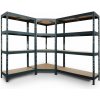 Majster Regál Rivet Corner Pack 180 x 210 x 180 x 45 cm 4 polica antracit sivá šedá