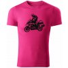 T-ričko BMW GS tour pánske tričko Farba trička: Purpurová, Veľkosť: XL